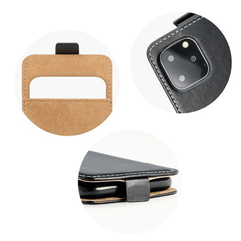 Kabura SLIM FLEXI FRESH Pionowa do SAMSUNG A13 4G czarny