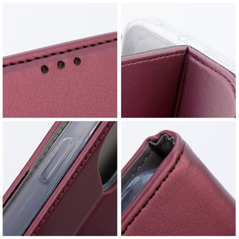 Kabura SMART MAGNETO do XIAOMI Redmi Note 13 Pro 5G burgundowy