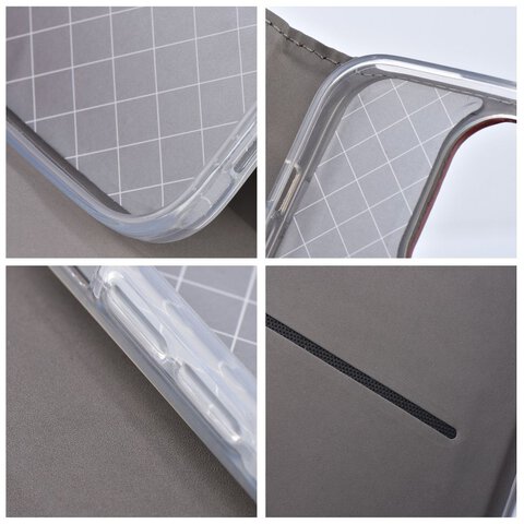 Kabura SMART MAGNETO do XIAOMI Redmi Note 13 Pro 5G burgundowy