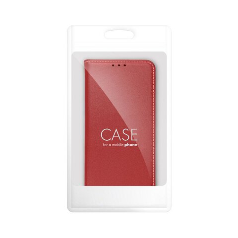 Kabura SMART PRO Book skrzana do XIAOMI Redmi Note 13 Pro Plus 5G bordowy
