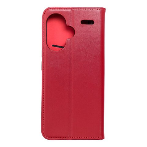 Kabura SMART PRO Book skrzana do XIAOMI Redmi Note 13 Pro Plus 5G bordowy