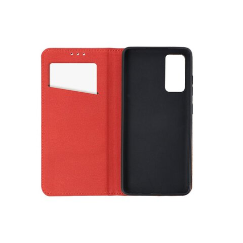 Kabura SMART PRO Book skrzana do XIAOMI Redmi Note 13 Pro Plus 5G bordowy