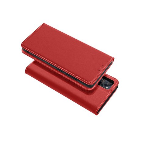 Kabura SMART PRO Book skrzana do XIAOMI Redmi Note 13 Pro Plus 5G bordowy