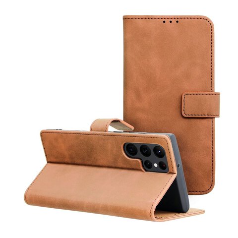 Kabura TENDER Book do SAMSUNG S22 Ultra brzowy
