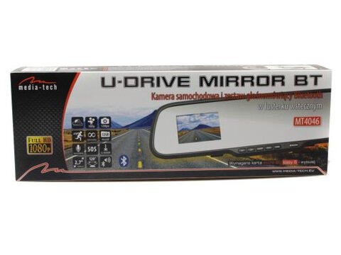 Kamera samochodowa DVR Media-Tech U-Drive Mirror BT MT4046 lusterko