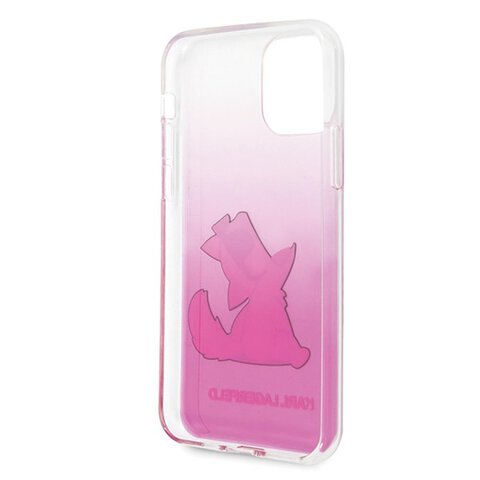 Karl Lagerfeld nakładka do iPhone 11 Pro KLHCN58CFNRCPI różowy hard case Choupette Fun