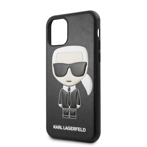 Karl Lagerfeld iPhone 11 Pro KLHCN58IKPUBK czarny hard case Iconic Karl Embossed