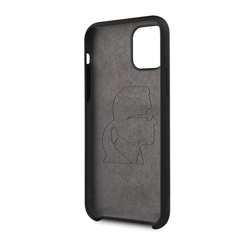 Karl Lagerfeld nakładka do iPhone 11 Pro KLHCN58SLFKBK czarny hard case Silicone Iconic