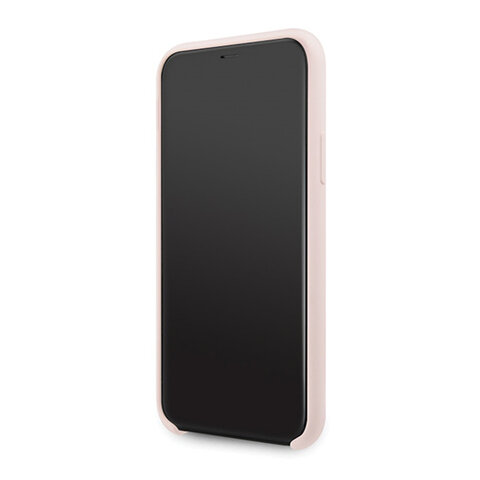 Karl Lagerfeld iPhone 11 Pro KLHCN58SLFKPI jasnoróżowy hard case Silicone Iconic