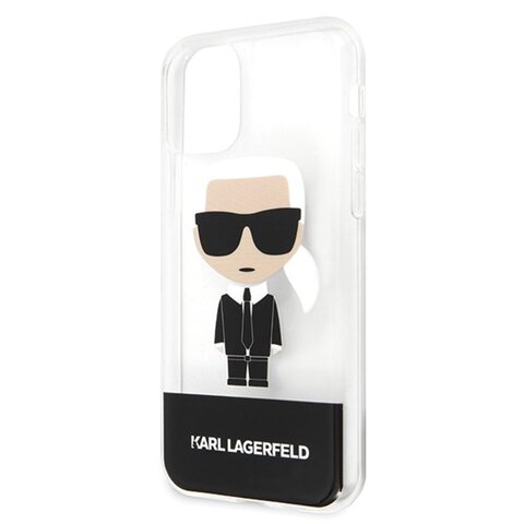 Karl Lagerfeld nakładka do iPhone 11 Pro KLHCN58TPUTRIC przeźroczysty hard case Iconic Karl