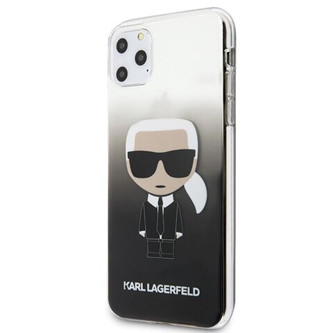Karl Lagerfeld iPhone 11 Pro Max KLHCN65TRDFKBK czarny hard case Gradient Iconic Karl