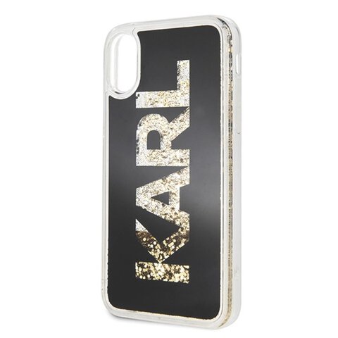 Karl Lagerfeld nakładka do iPhone X / XS KLHCPXKAGBK przeźroczyste hard case Karl Logo