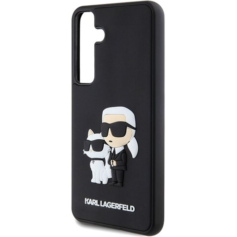 Karl Lagerfeld nakładka do Samsung Galaxy S24+ KLHCS24M3DRKCNK czarna HC 3D RUBBER KC NFT