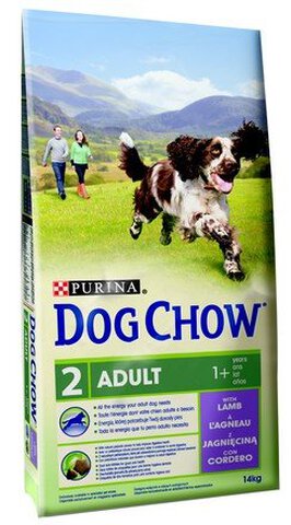 Karma dla dorosłych psów Purina Dog Chow Adult Jagnięcina 14kg