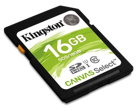 Kingston Canvas Select SDHC 16GB class 10 UHS-I U1 - 80MB/s