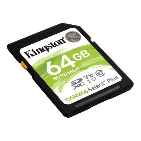Karta pamięci SD (SDXC) Kingston Canvas Select 64GB class 10 UHS-I U1 - 100MB/s