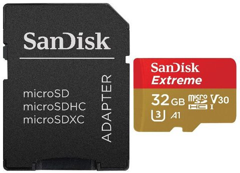 Karta pamięci SanDisk Extreme microSDHC 32GB 667x 100MB/s UHS-I U3 V30 A1