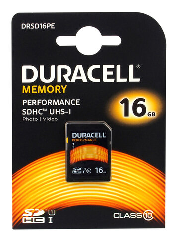 Karta pamięci SDHC Duracell 16GB class 10 UHS-I
