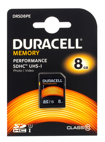 Karta pamięci SDHC Duracell 8GB class 10 UHS-I