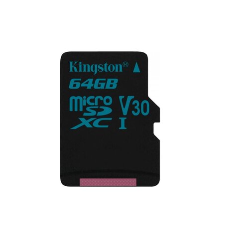 Kingston karta pamięci Canvas Go 64GB microSDXC 90/45 U3 UHS-I V30