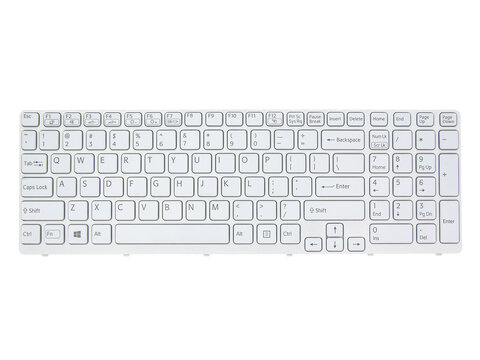 Klawiatura laptopa do Sony Vaio SVE15, SVE151G17M (numeryczna) - biała
