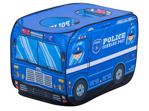Namiot, kojec suchy policyjny radiowóz dla dzieci 