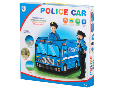 Namiot, kojec suchy policyjny radiowóz dla dzieci 