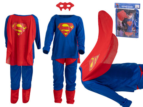 Kostium dla dzieci Superman 110-120cm rozmiar M 