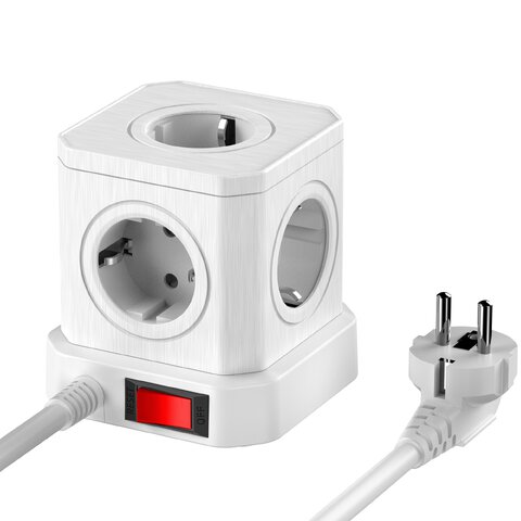 Kostka zasilająca Newell GaN Power Cube 9w1 - biała