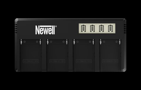 Ładowarka czterokanałowa Newell DF-4CH do akumulatorów NP-F do Sony