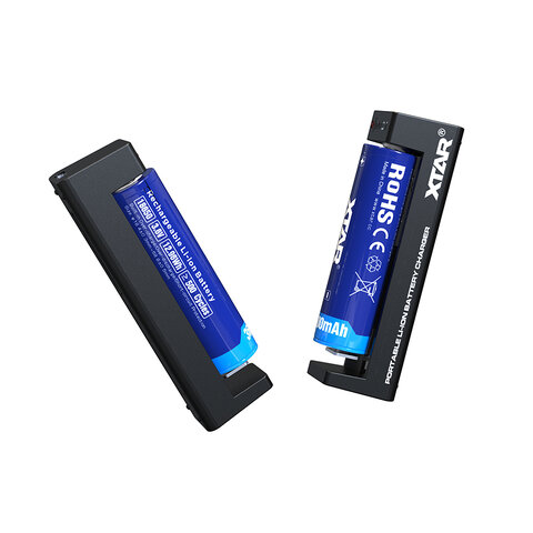 Ładowarka do akumulatorów cylindrycznych li-ion Xtar MC1 + akumulator Xtar 18650 3,7V 2200mAh