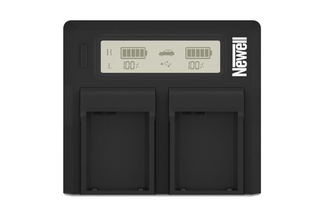 Ładowarka dwukanałowa Newell DC-LCD do akumulatorów serii NP-F, NP-FM do Sony