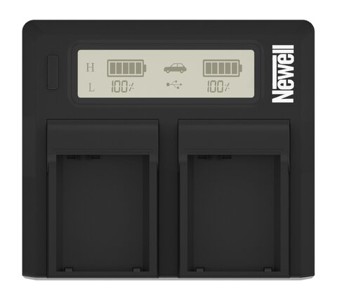 Ładowarka dwukanałowa Newell DC-LCD do akumulatorów VW-VBD29/58/78 do Panasonic