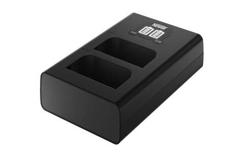 Ładowarka dwukanałowa Newell DL-USB-C do akumulatorów BLX-1 do Olympus