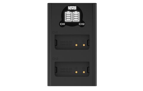 Ładowarka dwukanałowa Newell DL-USB-C do akumulatorów DMW-BLG10 do Panasonic