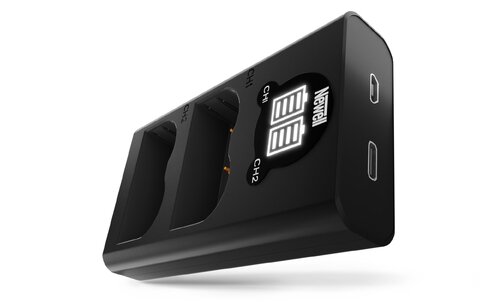 Ładowarka dwukanałowa Newell DL-USB-C do akumulatorów EN-EL3e do Nikon