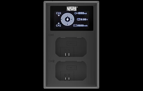 Ładowarka dwukanałowa Newell FDL-USB-C do akumulatorów NP-FW50 do Sony