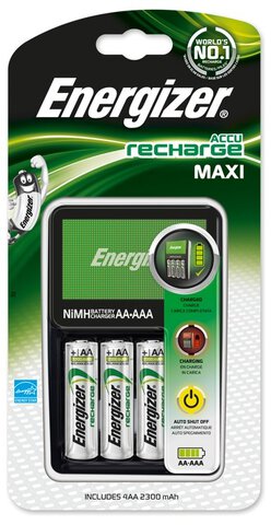Ładowarka Energizer Maxi + 4 x R6/AA 2300 mAh Extreme