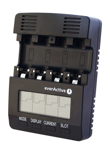 Ładowarka everActive NC-3000 + 4 x akumulatorki Varta Pro R2U R6 AA 2600mAh