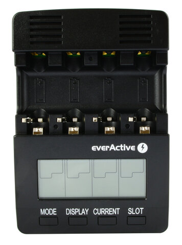 Ładowarka everActive NC-3000 + 4x akumulatory Panasonic ENELOOP PRO R03 AAA 950 mAh