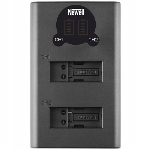 Ładowarka dwukanałowa Newell DL-USB-C do AHDBT-501 AABAT-001 AJBAT-001 GoPro Hero 5 6 7 8 Black