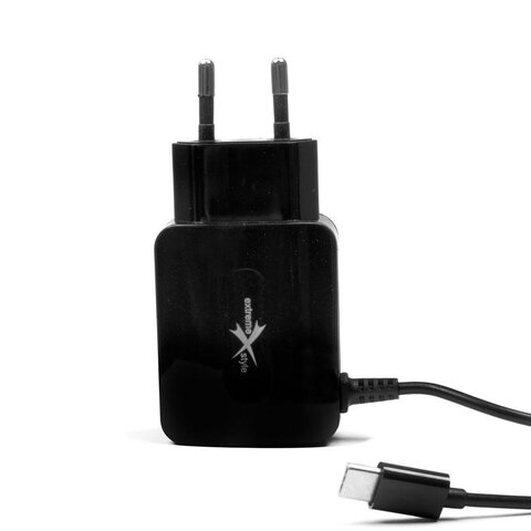 Ładowarka sieciowa eXtreme z kablem micro USB i gniazdem USB 3,1A NTC31MU