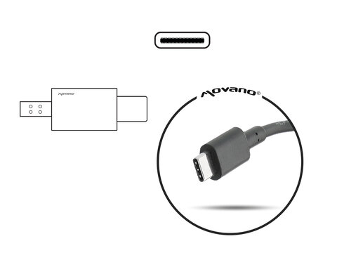 ładowarka / zasilacz  samochodowy movano 45W USB type C USB-C