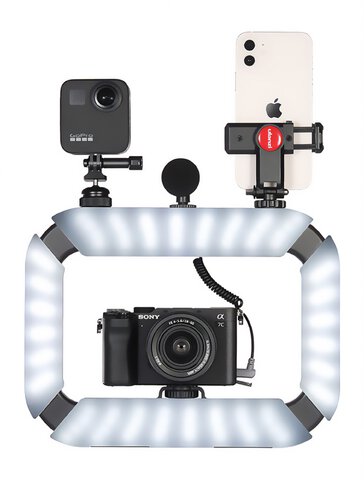Lampa LED z adapterem do smartfona Ulanzi U200 - WB (2500 K - 8500 K)