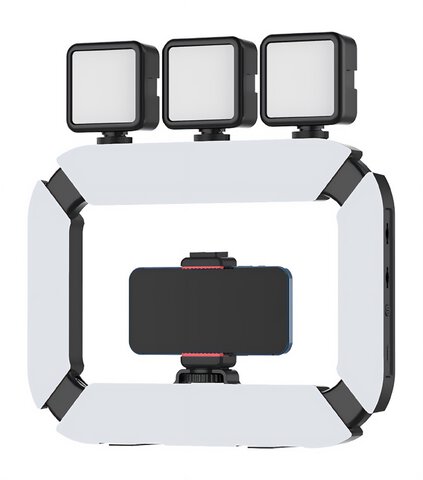 Lampa LED z adapterem do smartfona Ulanzi U200 - WB (2500 K - 8500 K)