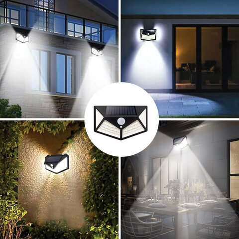 Lampa solarna LED SUNARI FLS-65 100*SMD PIR 6W 480lm 6000K 1200mAh Li-Ion Forever Light