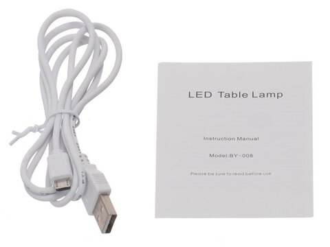 Lampka biurkowa biała LED RGB USB 4,5W