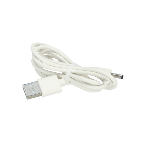 Lampka nocna dla dzieci silikonowa USB biała  kotek leżący