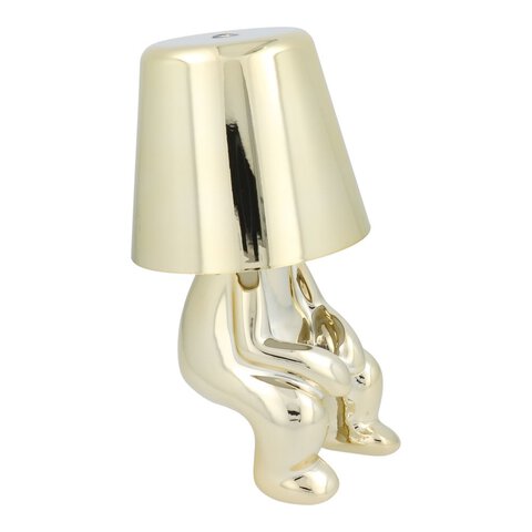 Lampka nocna GOLD MAN Art Deco siedzcy (wzr 2) MLTL