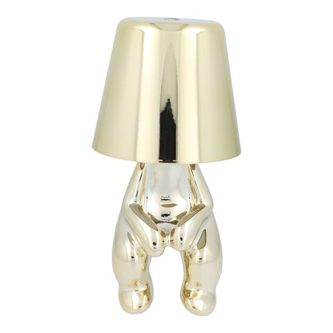 Lampka nocna GOLD MAN Art Deco siedzcy (wzr 2) MLTL